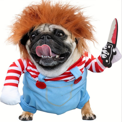 Adorable Pet Halloween Costume Soft Puppy Dress