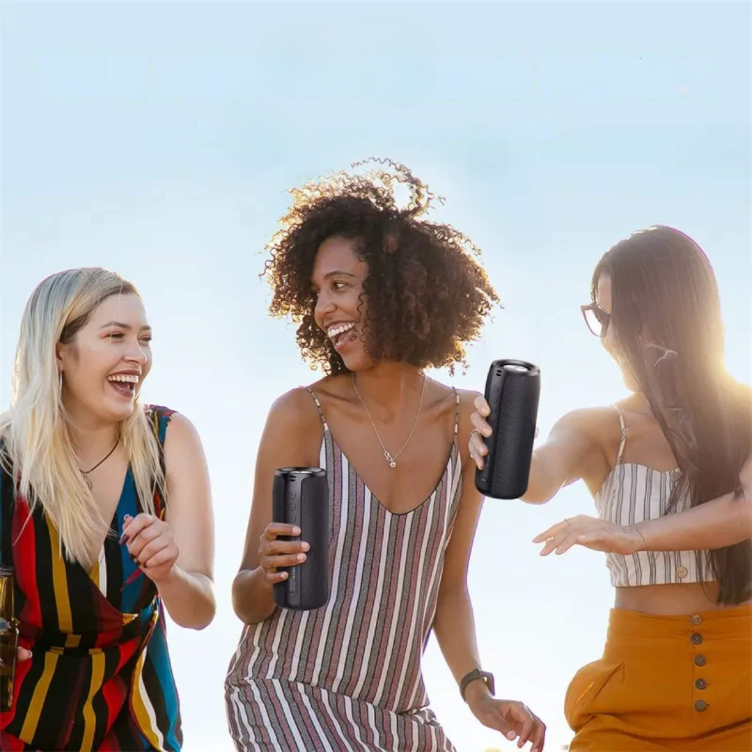 Compact Waterproof Bluetooth Outdoor Speaker