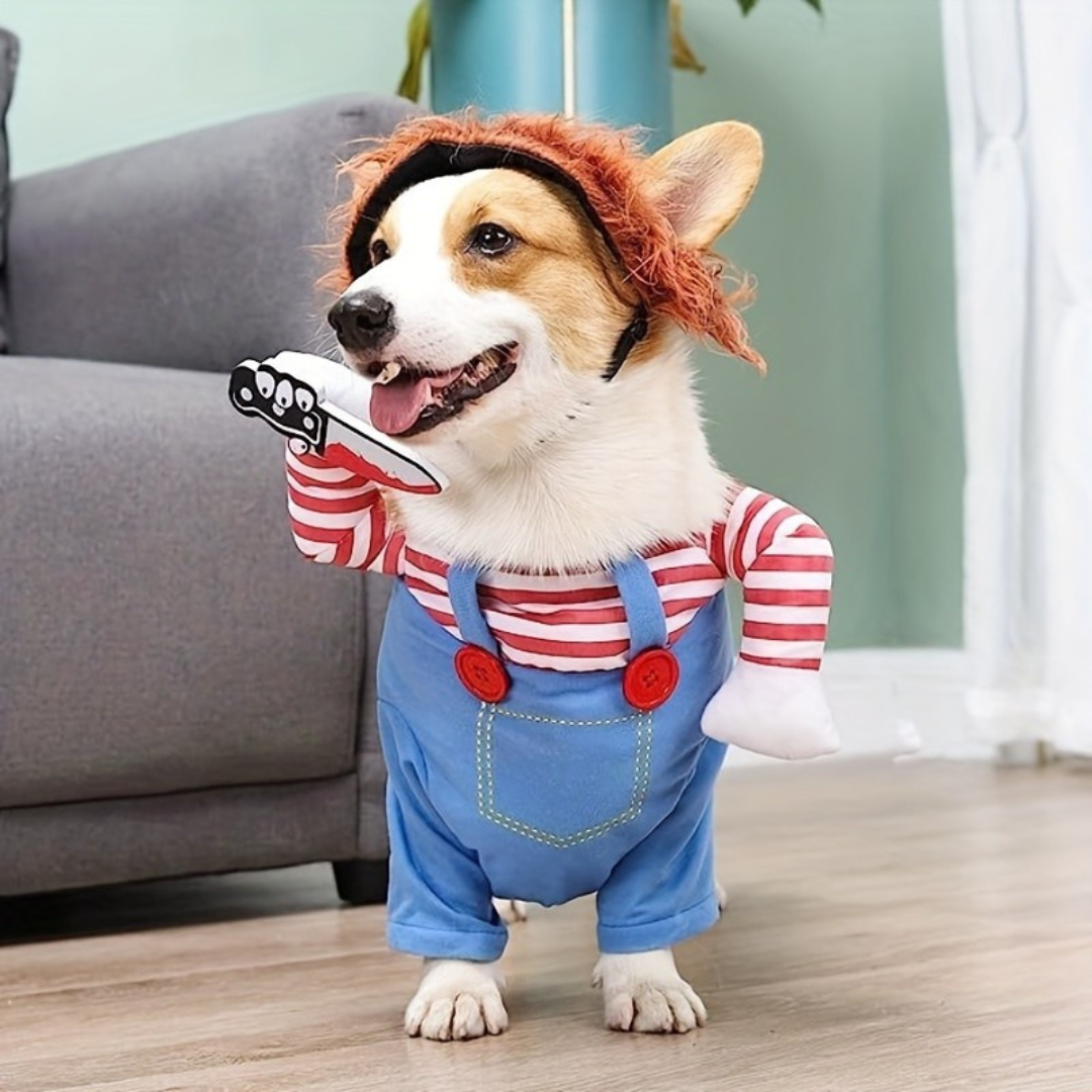Adorable Pet Halloween Costume Soft Puppy Dress - Luxicro
