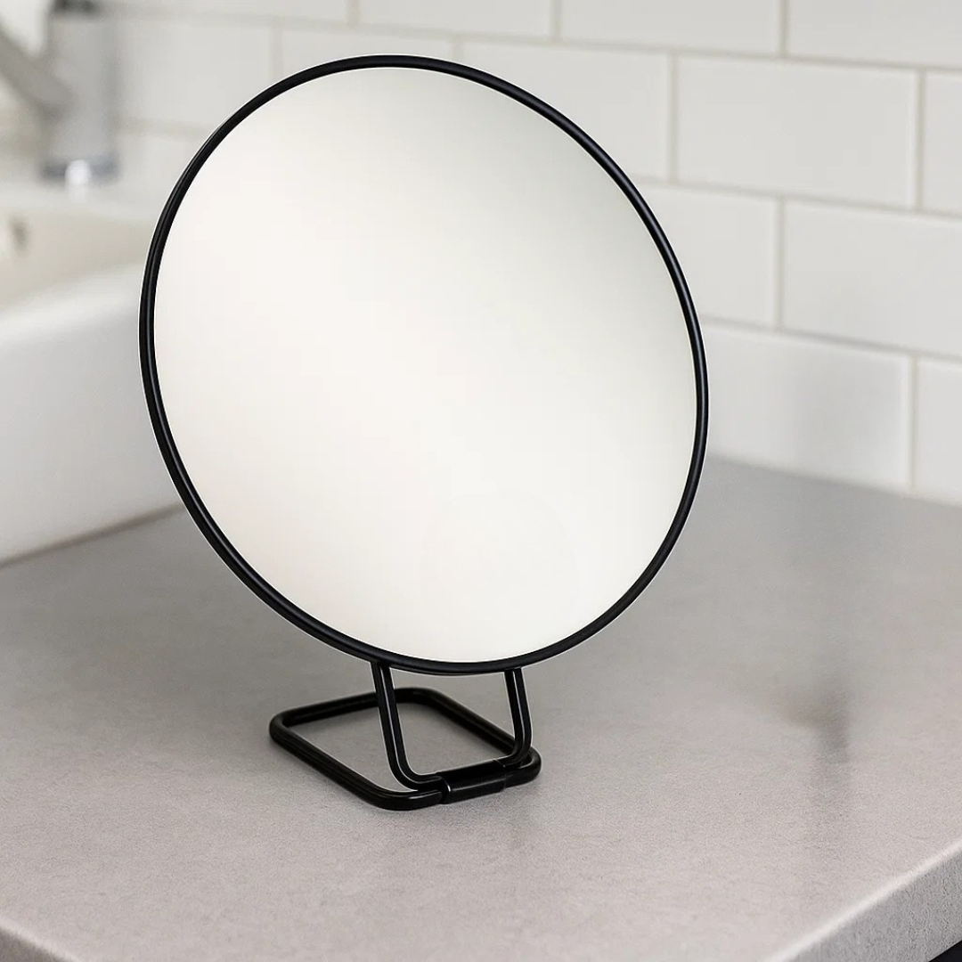 Compact Travel Makeup Mirror with LED Light