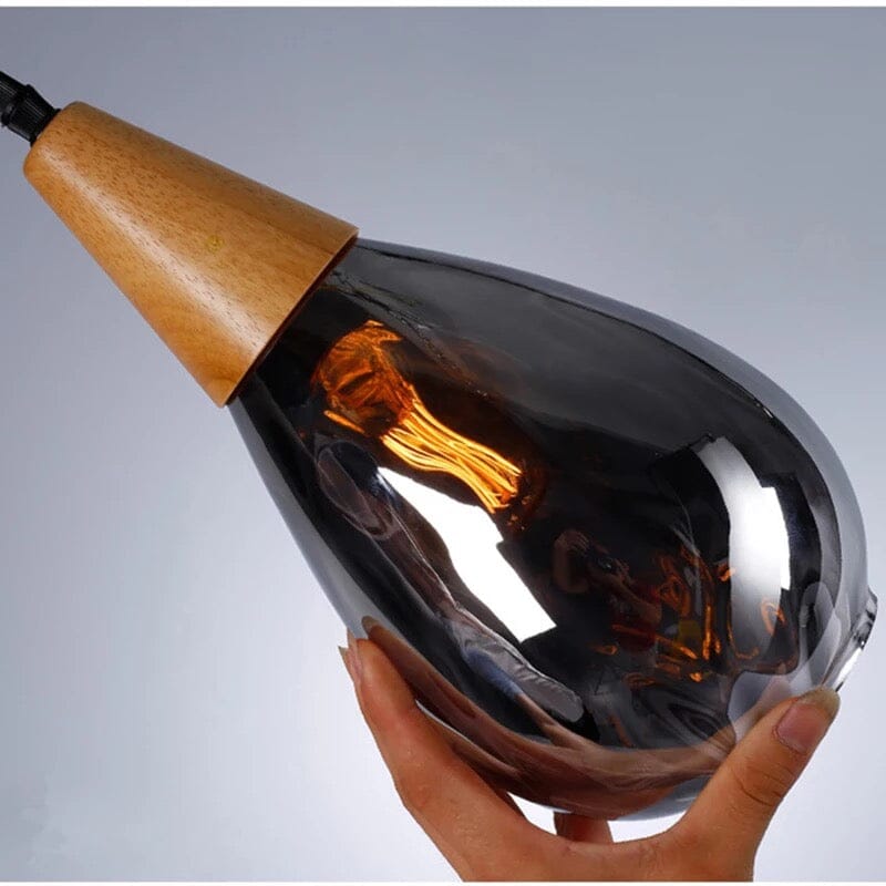 Elegant Glass Hanging Lamp | Unique Handcrafted Lighting