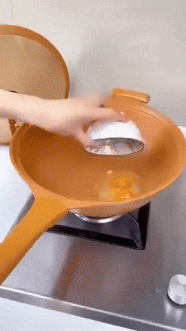 Premium Large Non-Stick Wok with Steamer Basket