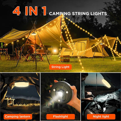 Portable 4-in-1 LED Outdoor Light Set