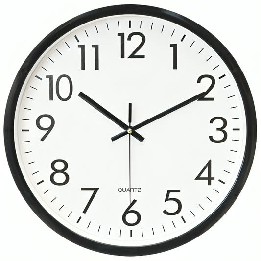 Accurate Digital Atomic Clock in Sleek Black Finish - Luxicro