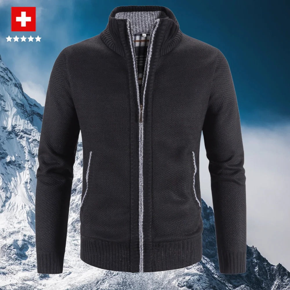 Warm Cozy Mens Cardigan Sweater - Luxicro