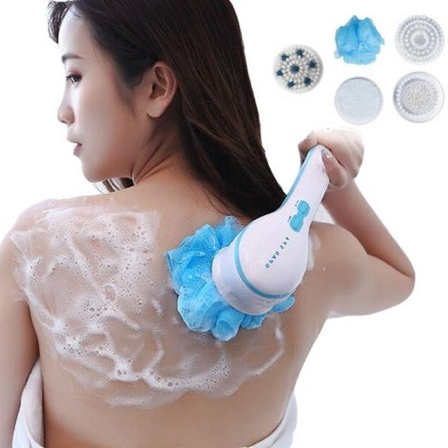 Soft 5-in-1 Exfoliating Shower Brush - Luxicro