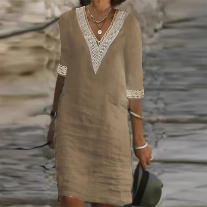 Lightweight Cotton Casual Women's Dress