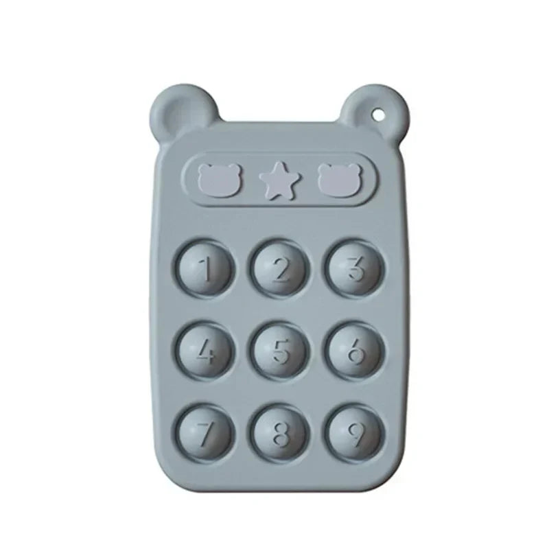 Soft Baby Teether Toy & Silicone Stress Relief Ring - Luxicro
