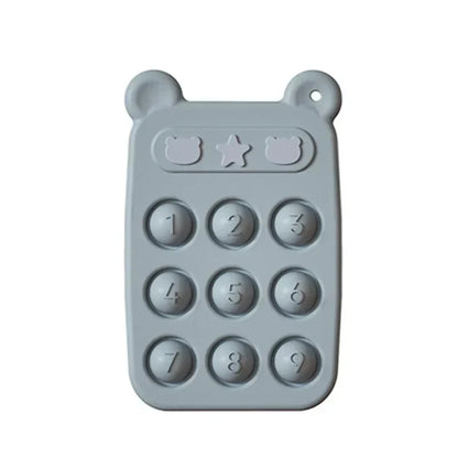 Soft Baby Teether Toy & Silicone Stress Relief Ring - Luxicro