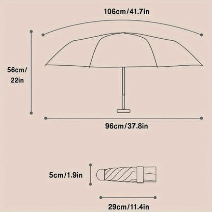 Vintage Inspired Folding Umbrella