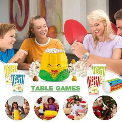 Fun Family Popcorn Game Set with Popper Box