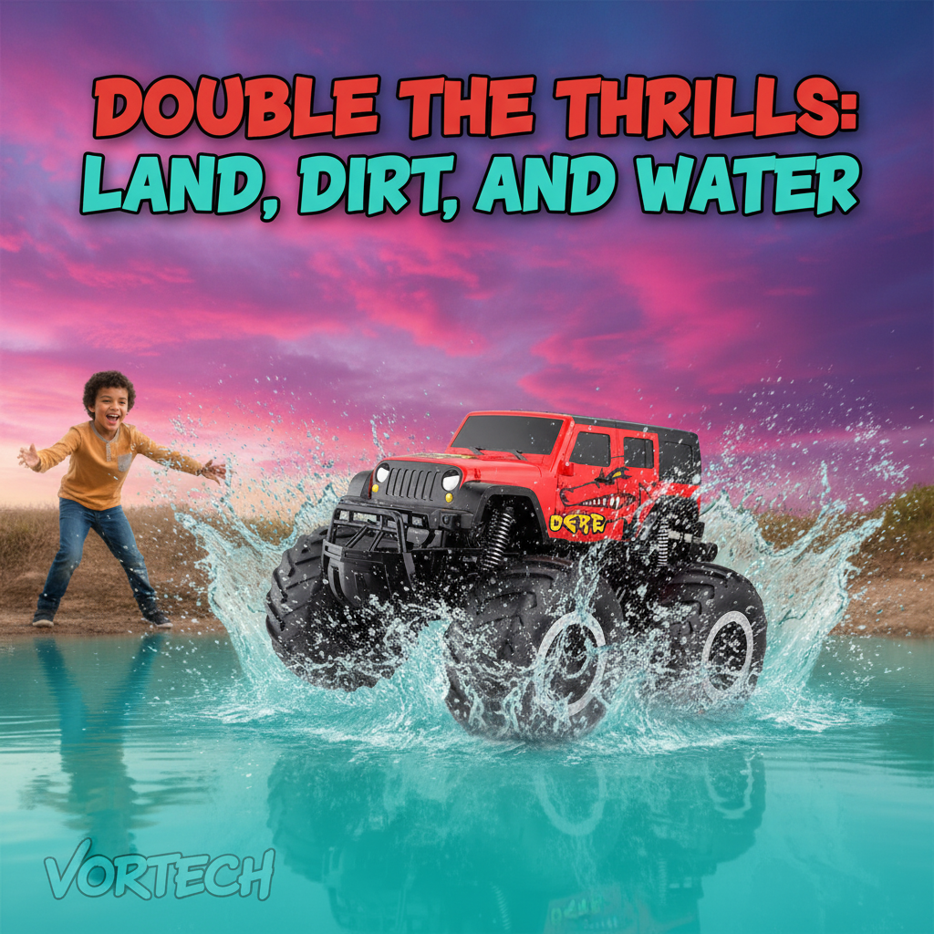 Big RC 4x4 Offroad Monster Truck Waterproof Stunt Car