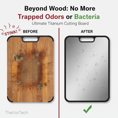 Durable Kitchen Cutting Board with Juice Channels