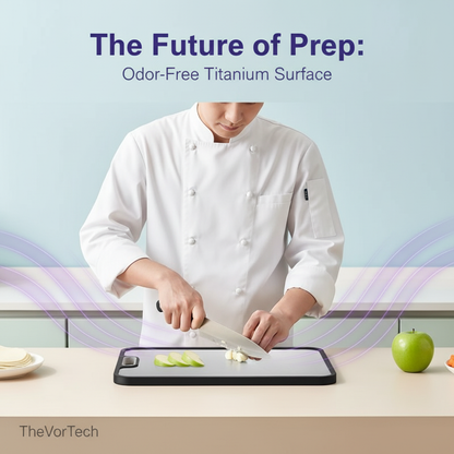 Durable Kitchen Cutting Board with Juice Channels