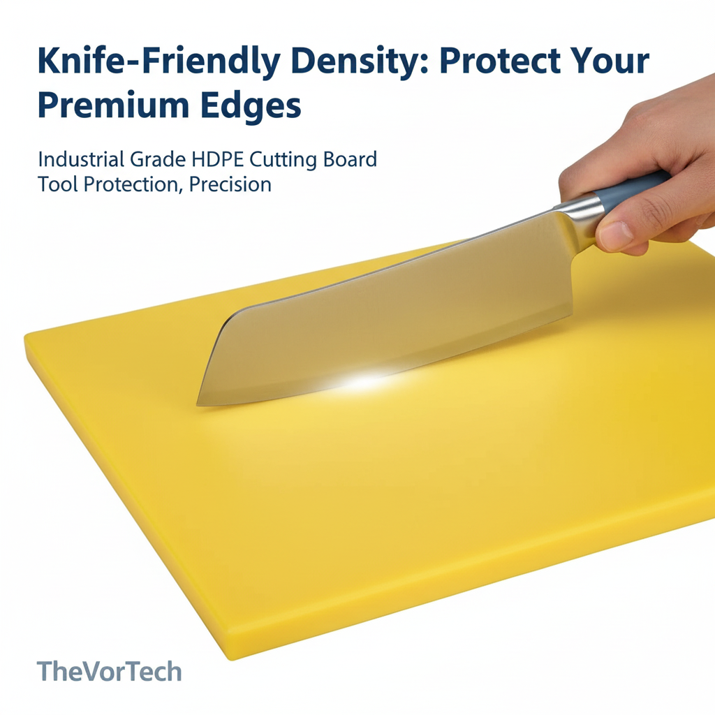 Durable Plastic Cutting Board | Heavy Duty Easy Clean Surface