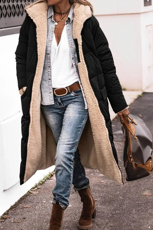 Warm Fitted Women's Winter Coat - Luxicro