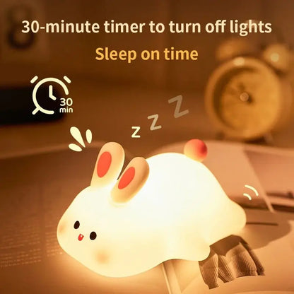 Gentle Kids Night Lamp with Timer and Cute Animal Design