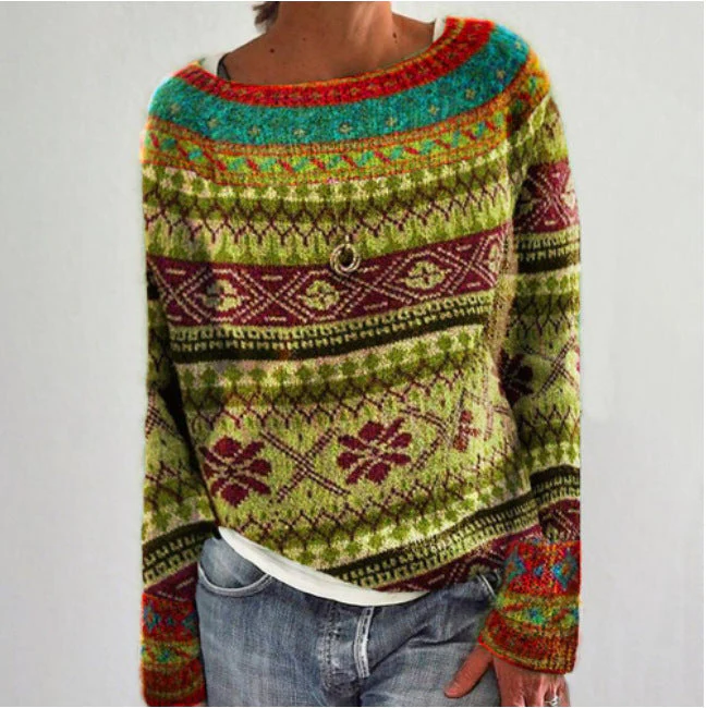 Vintage Ladies Knitted Sweater