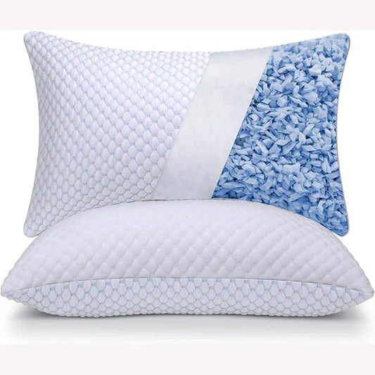 Cool Gel Pillow with Ventilated Bamboo Case - Luxicro
