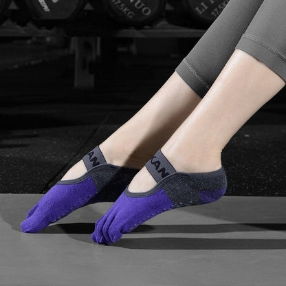 Non Slip Yoga Foot Socks - Luxicro