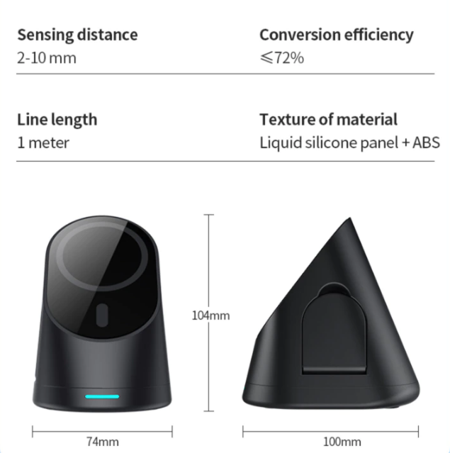 Portable 3 in 1 Phone Charging Dock Stand