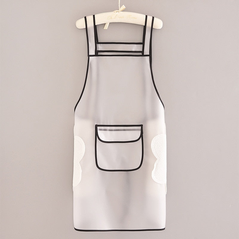 Clear Protective Cooking Apron - Luxicro