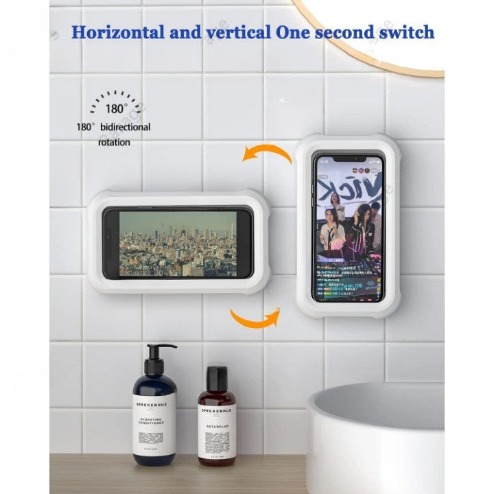Adjustable Waterproof Shower Phone Mount Holder