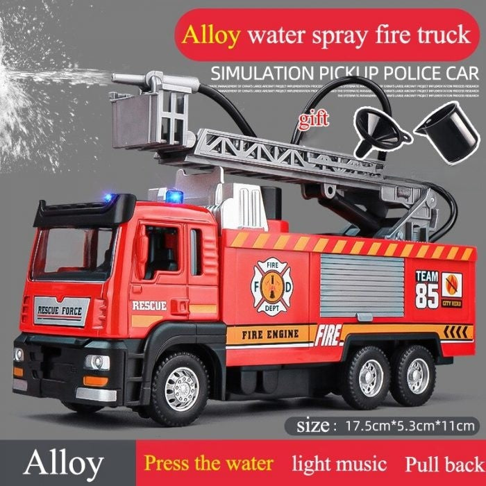 Big Kids Fire Engine Toy Truck Playset