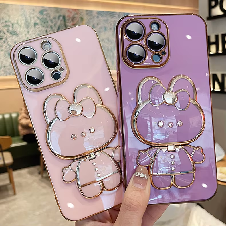 Cute 3D Rabbit Korean Design iPhone Cover