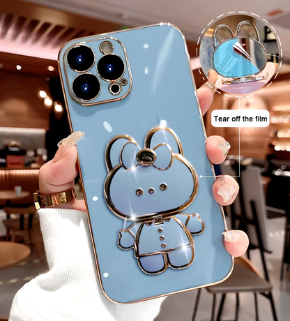 Cute 3D Rabbit Korean Design iPhone Cover