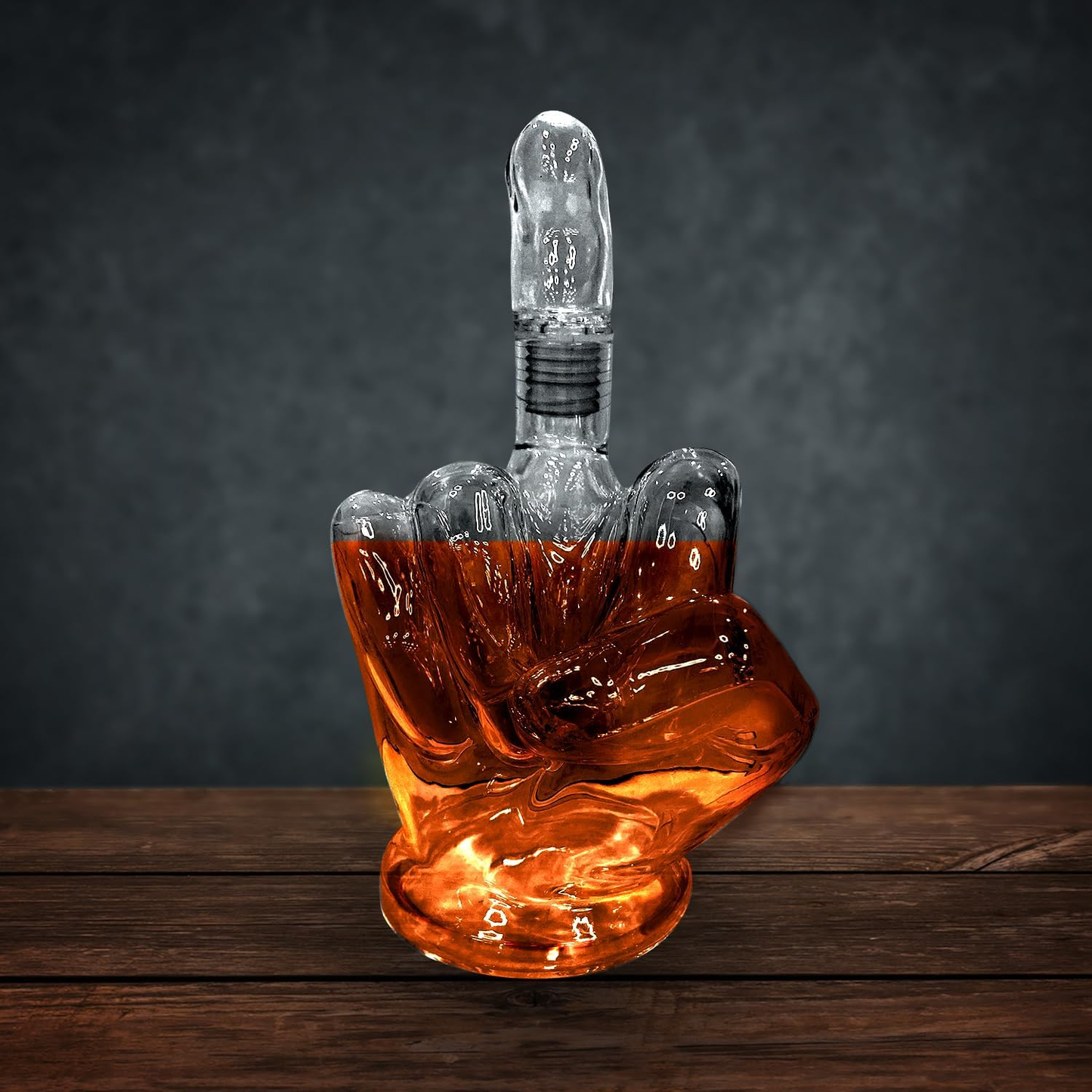 Humorous Crystal Wine Pourer