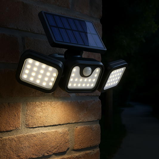 Bright LED Motion Activated Outdoor Solar Light - Luxicro