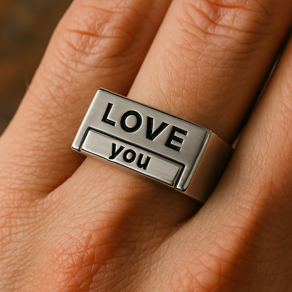 Mood Control Adjustable Rotating Ring