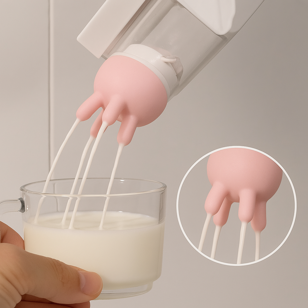 Easy Pour Cow Milk Storage Lids - Luxicro