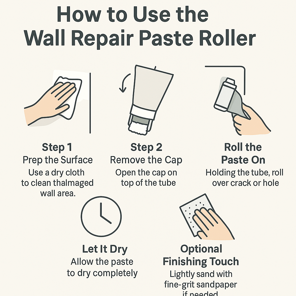 Simple Wall Fix Paste Roller Tool