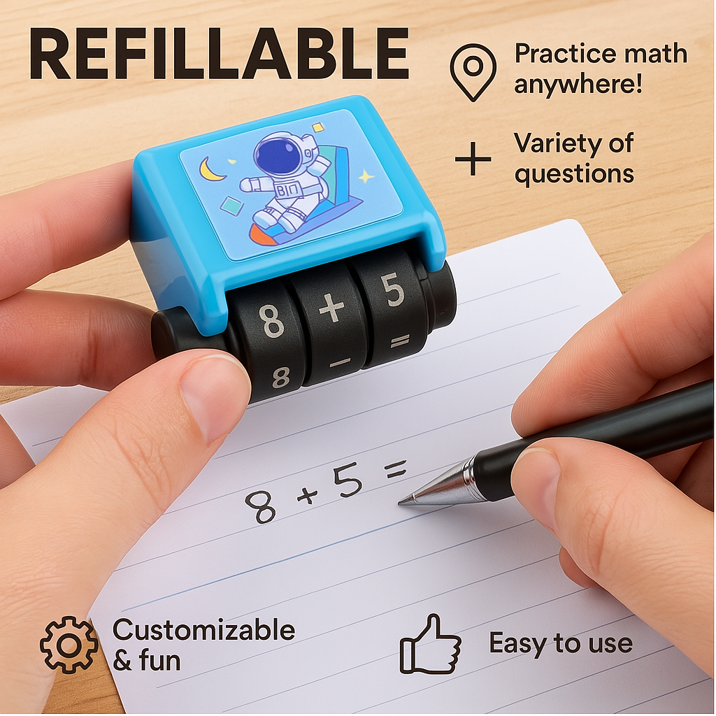 Interactive Math Quiz Roller