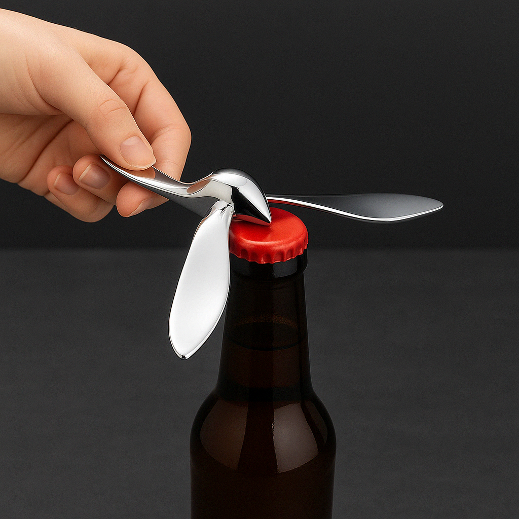 Simple Metal Quick Bottle Opener - Luxicro