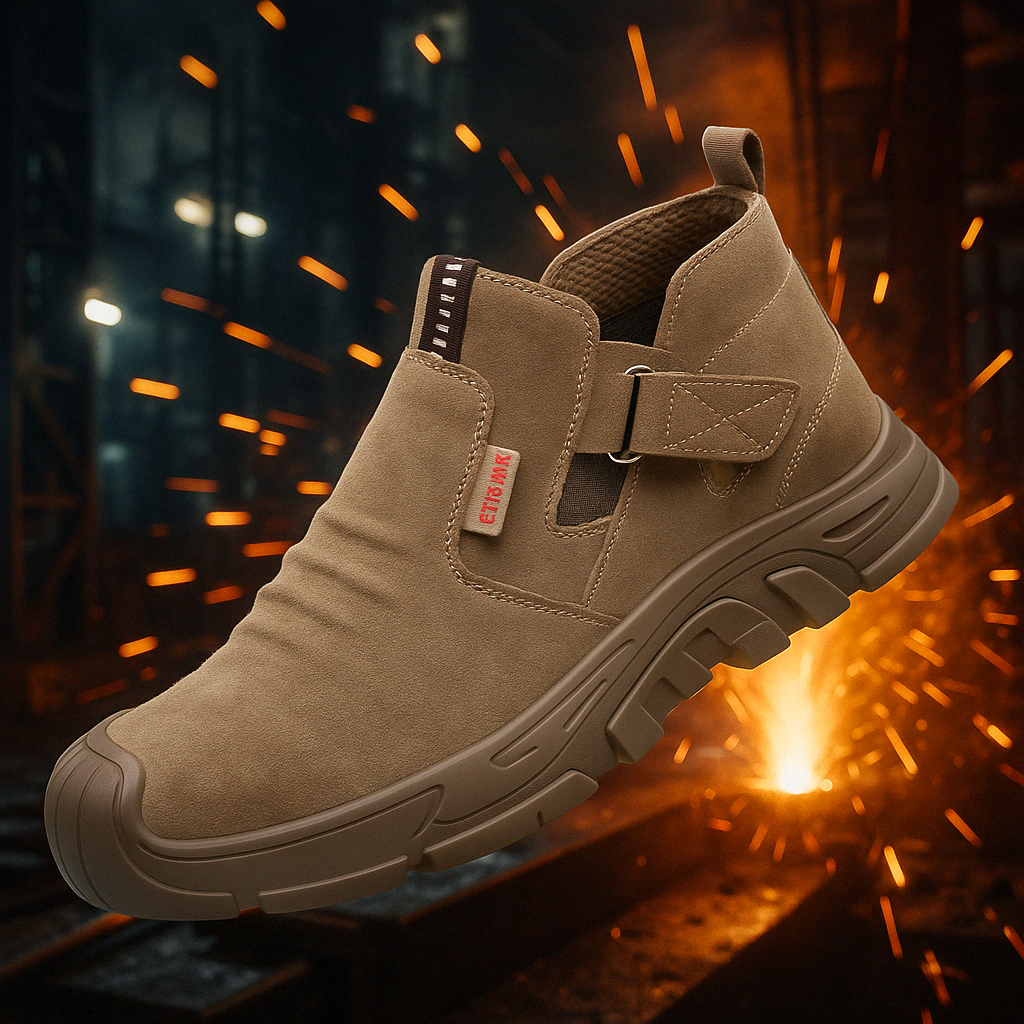 Heavy Duty Steel Toe Work Boots - Luxicro