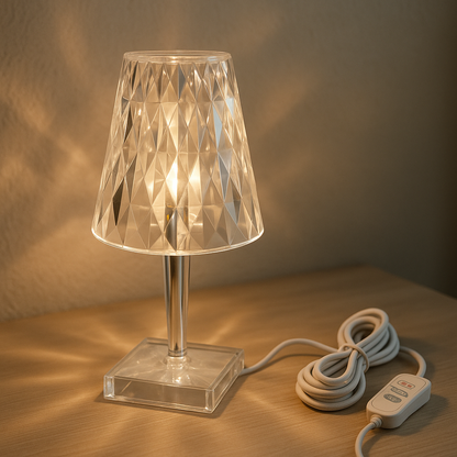 Elegant Glass Office Lamp - Luxicro