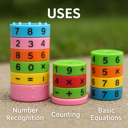 Fun Learning Magnetic Math Puzzle Set