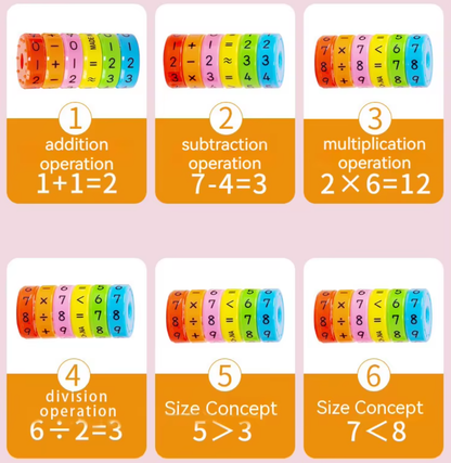 Fun Learning Magnetic Math Puzzle Set