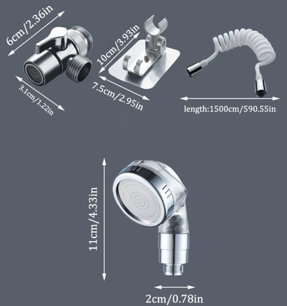 Powerful Water Saving Adjustable Kitchen Sink Spray Nozzle