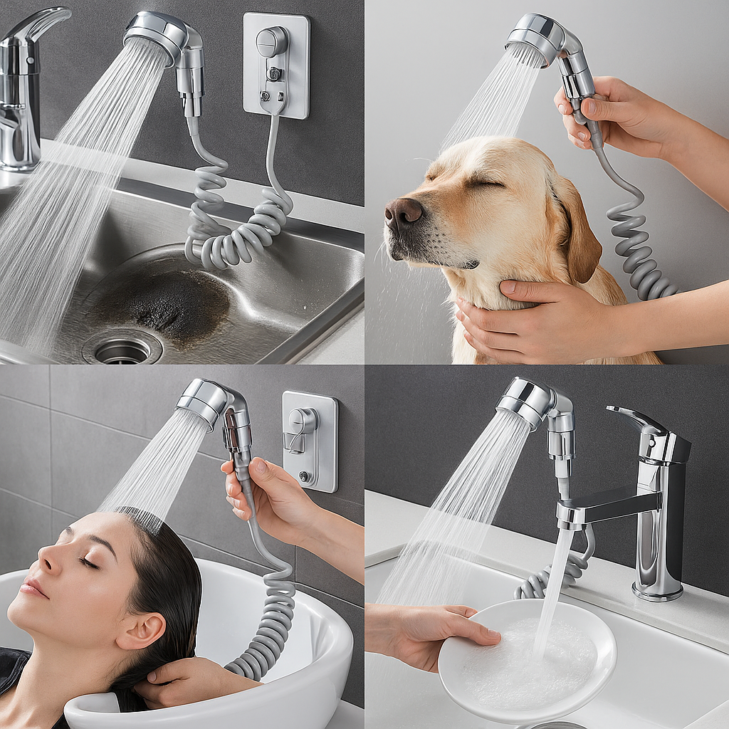 Powerful Water Saving Adjustable Kitchen Sink Spray Nozzle