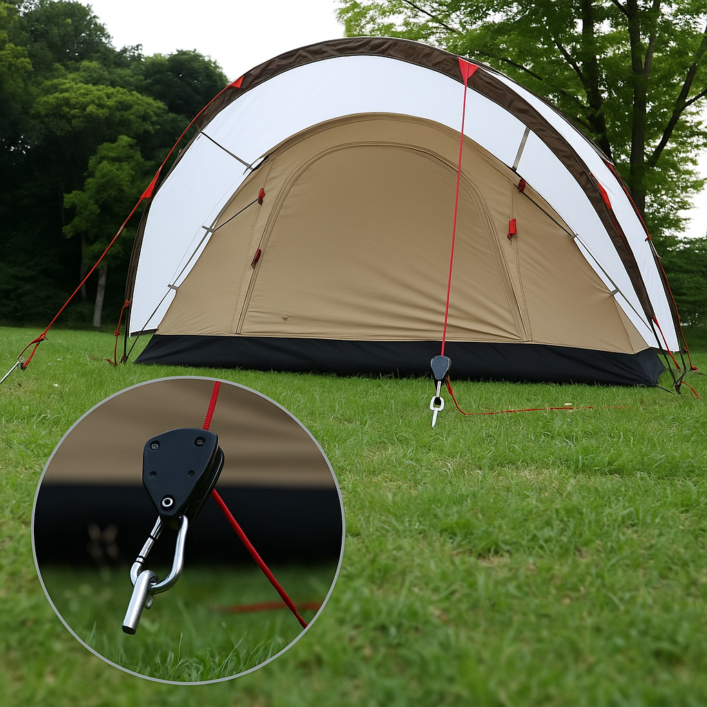 Easy Install Tent Stabilizer Rope Pulley System – Luxicro