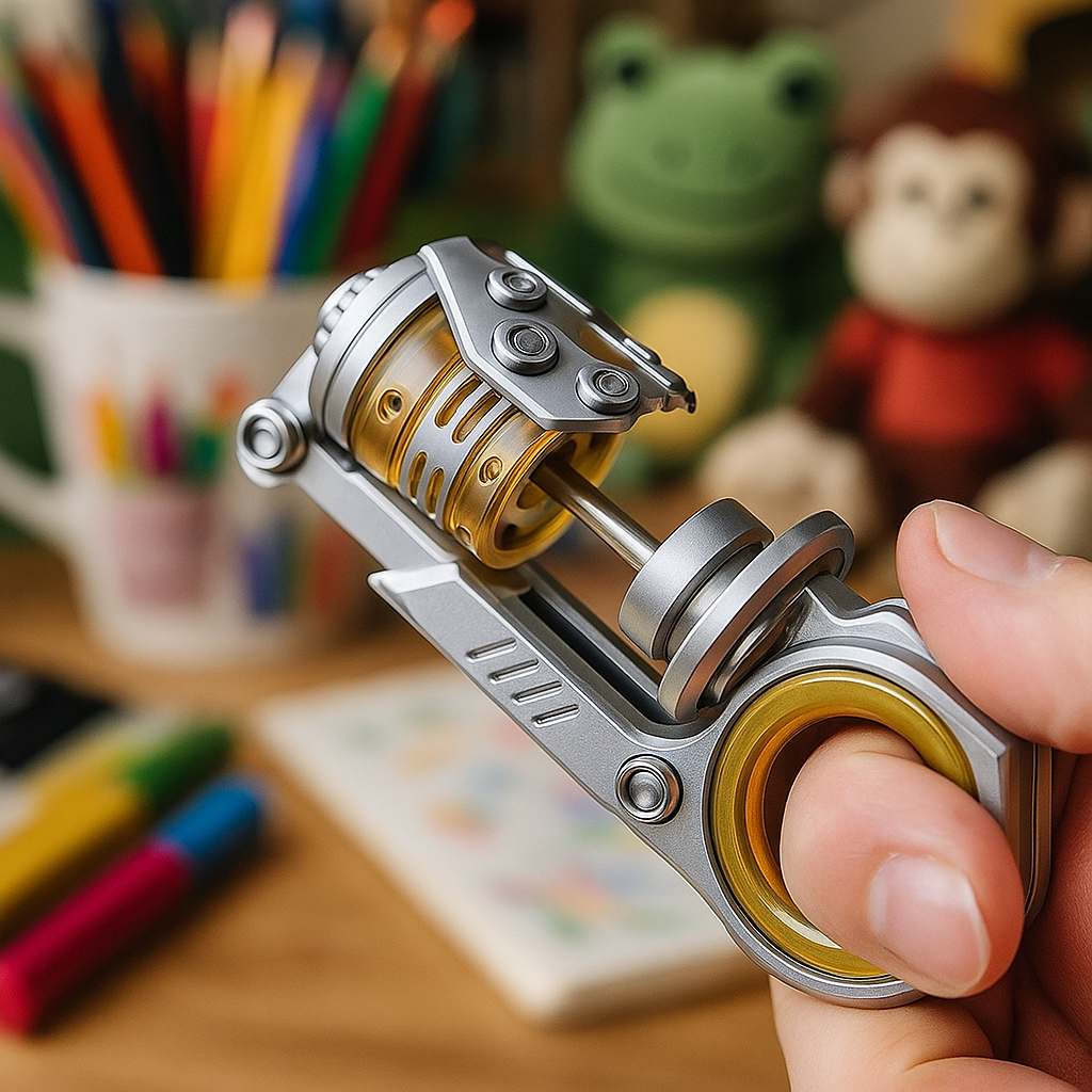 Fun Stainless Steel Fidget Spinner - Luxicro