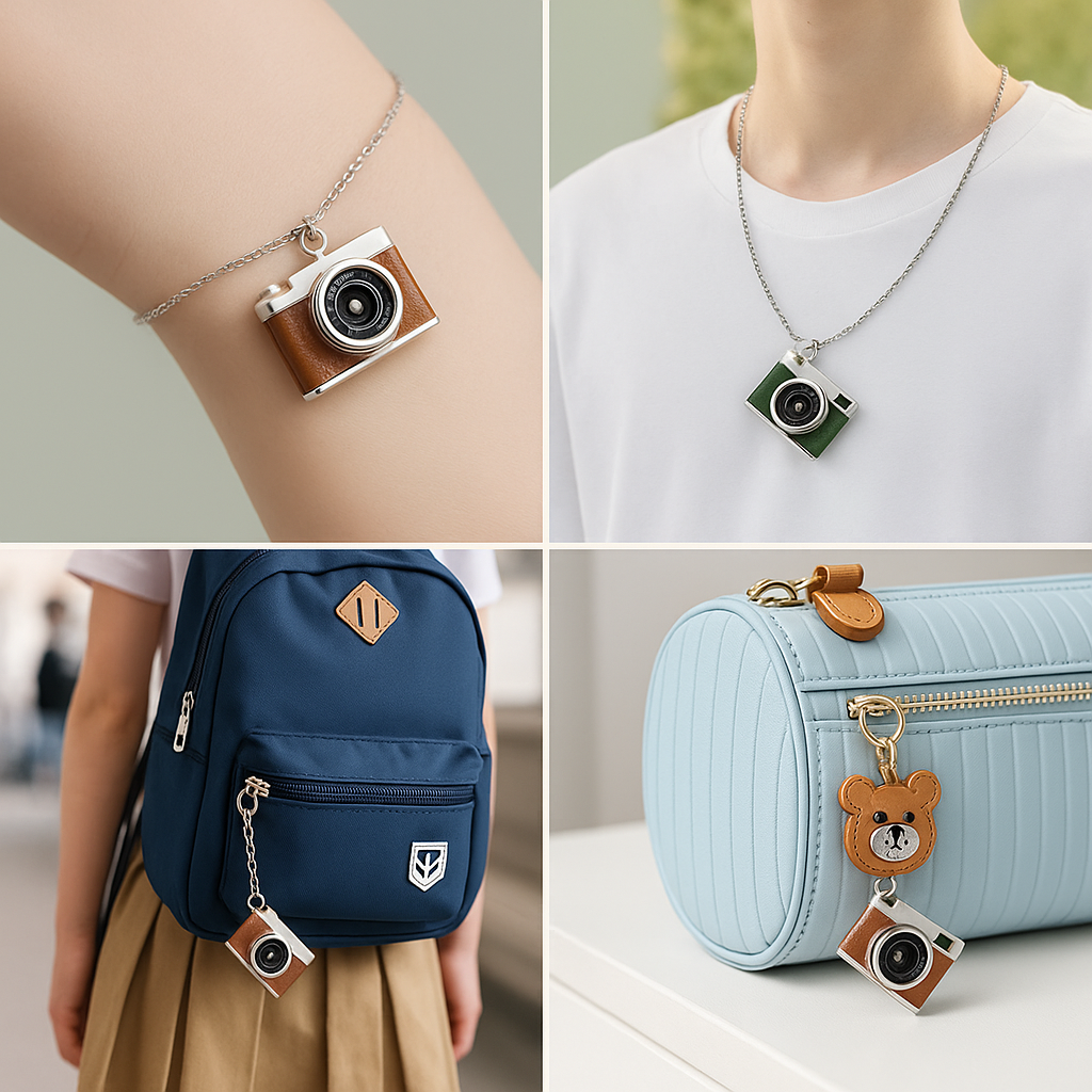 Vintage Style Camera Chain Necklace