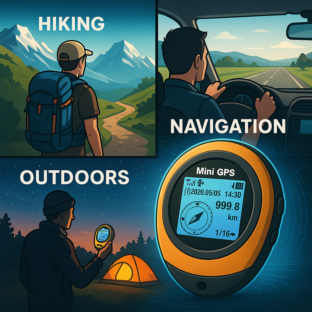 Compact Personal GPS Location Tracker with Direction