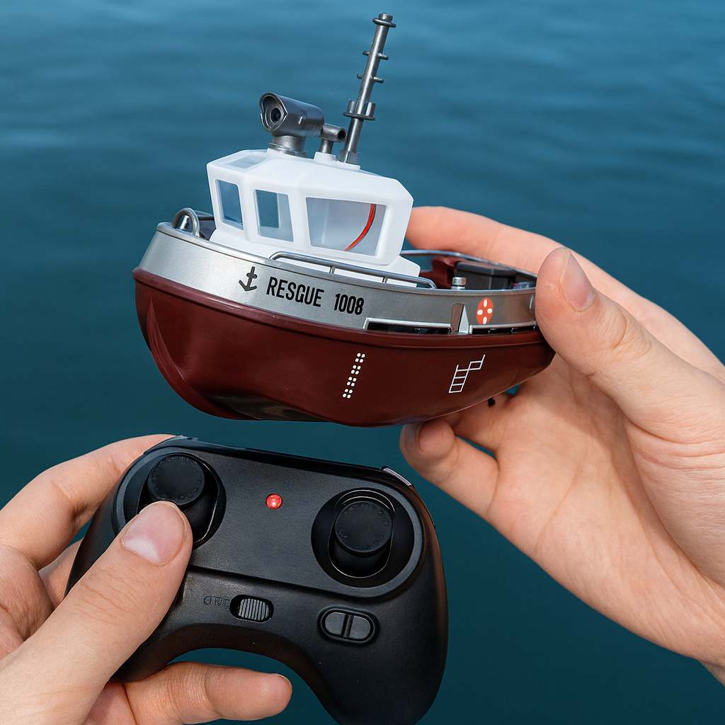 Small Remote Control Twin Motor Boat Toy – Luxicro
