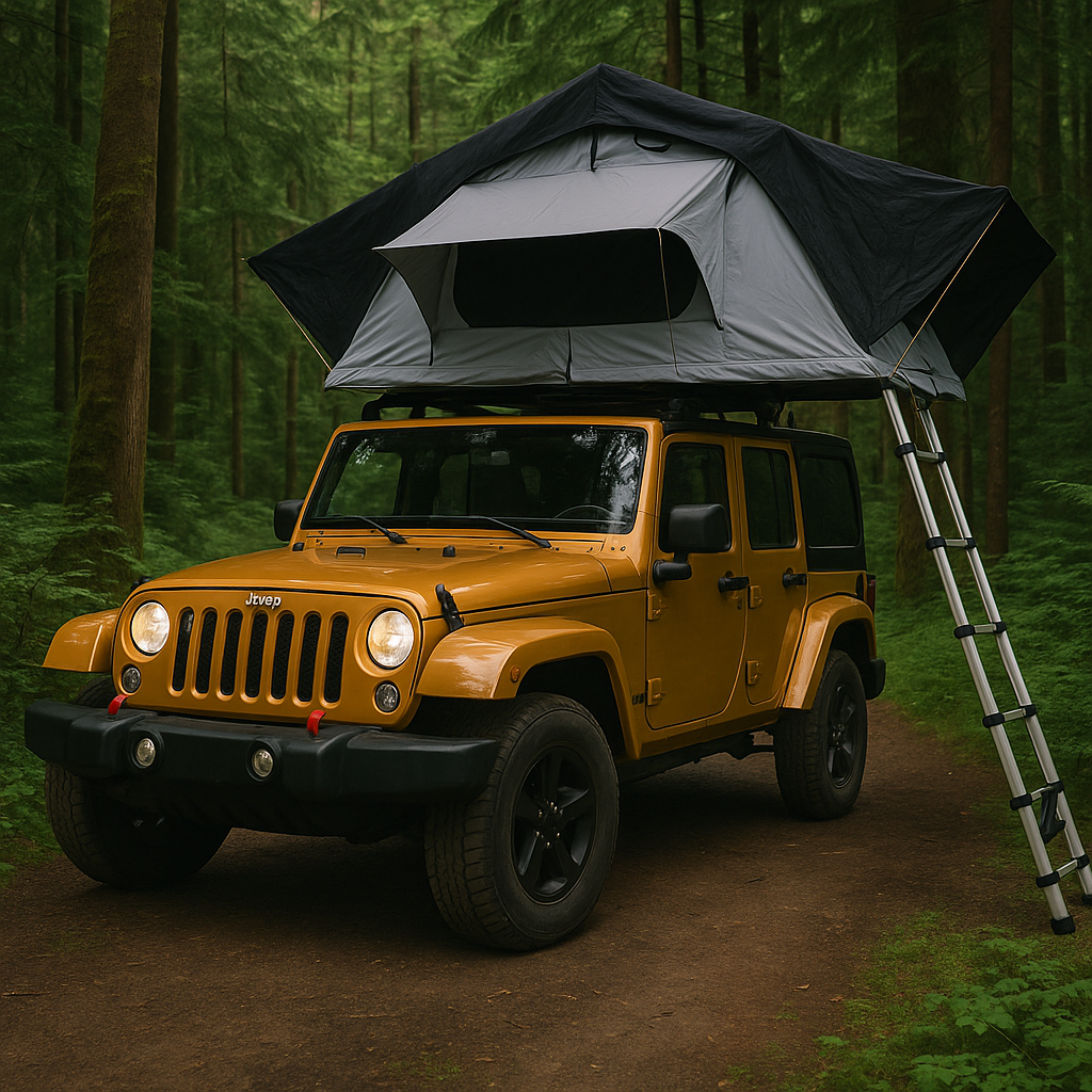 Simple Setup Weatherproof Collapsible Car Roof Tent - Luxicro