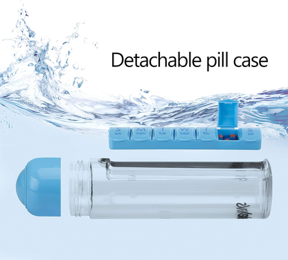 Daily Pill Box Water Bottle Set